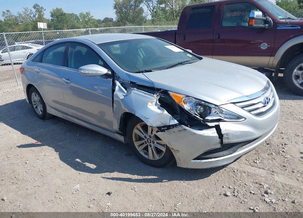 2014 HYUNDAI SONATA GLS VIN: 5NPEB4AC2EH924062