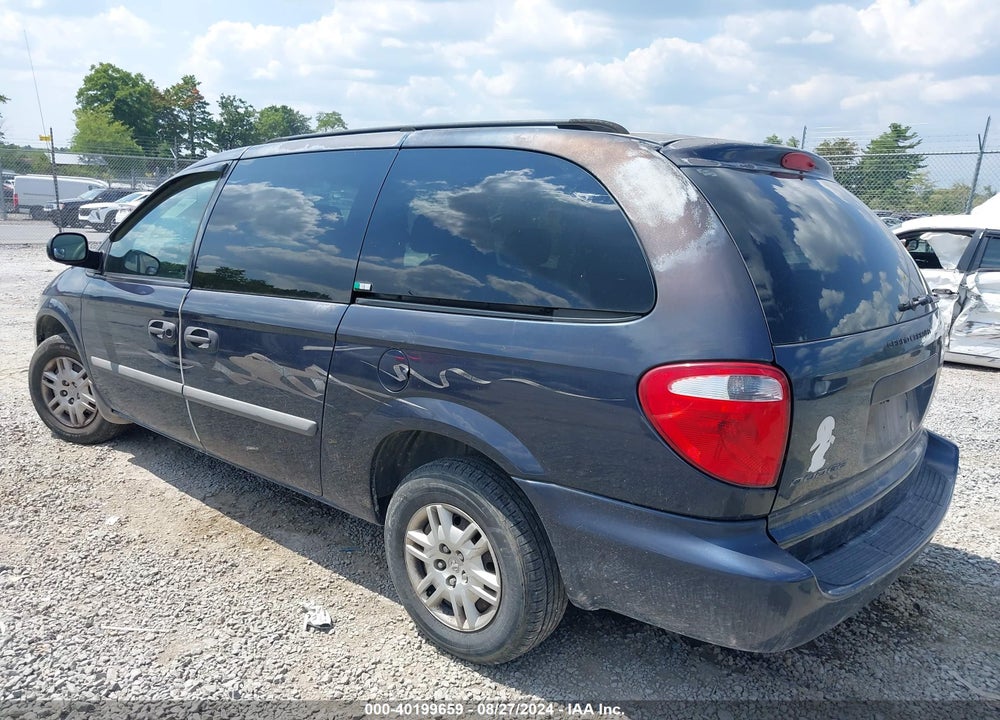 2007 DODGE GRAND CARAVAN SE VIN: 1D4GP24R77B137985