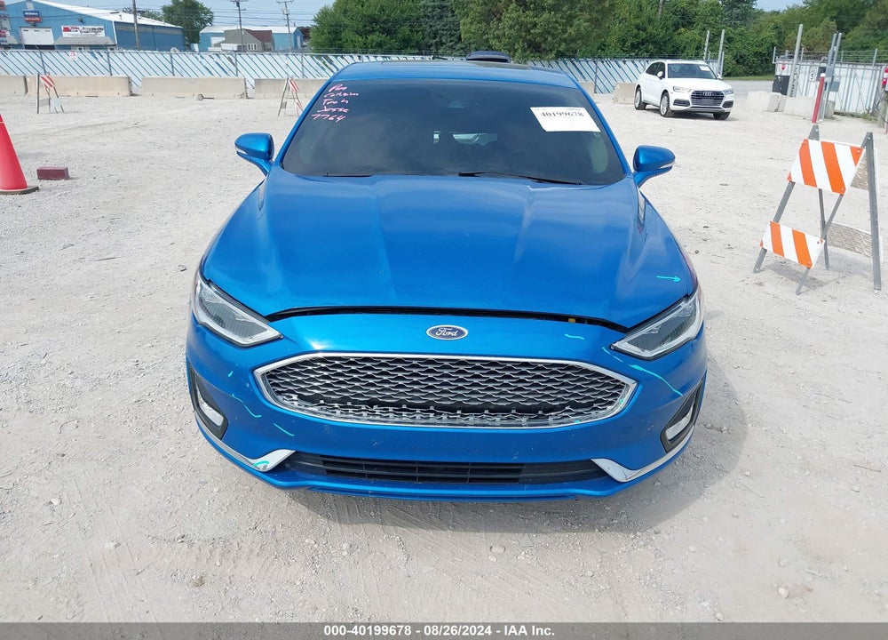 2020 FORD FUSION HYBRID TITANIUM VIN: 3FA6P0RU7LR100554