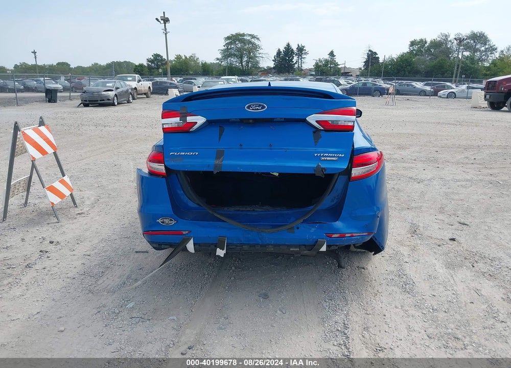 2020 FORD FUSION HYBRID TITANIUM VIN: 3FA6P0RU7LR100554