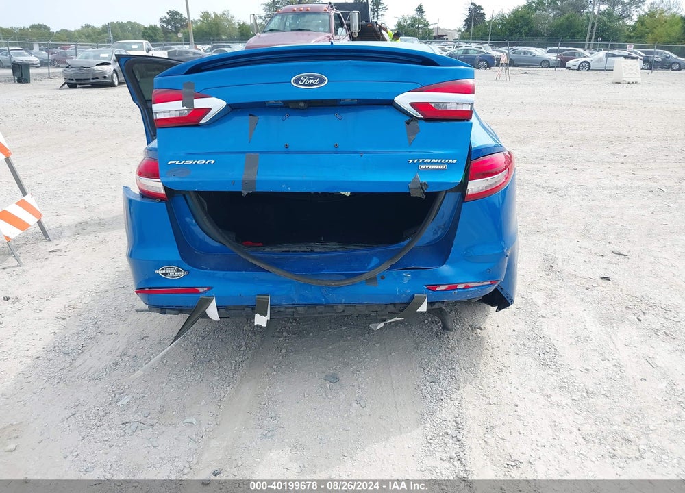 2020 FORD FUSION HYBRID TITANIUM VIN: 3FA6P0RU7LR100554