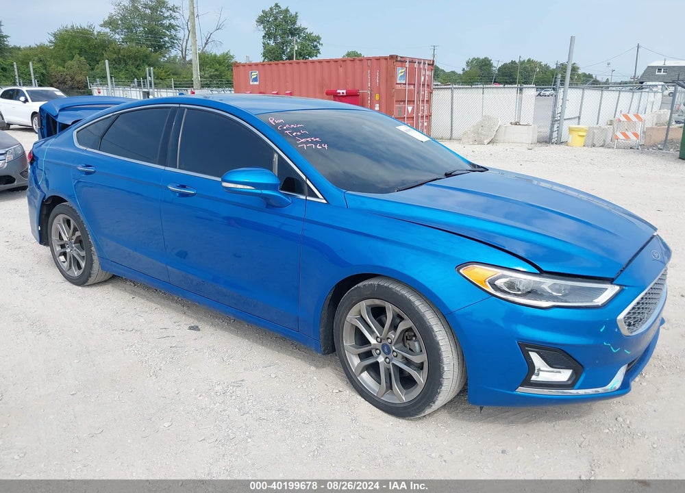 2020 FORD FUSION HYBRID TITANIUM VIN: 3FA6P0RU7LR100554