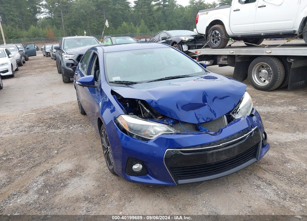2015 TOYOTA COROLLA S PLUS VIN: 2T1BURHE3FC433862