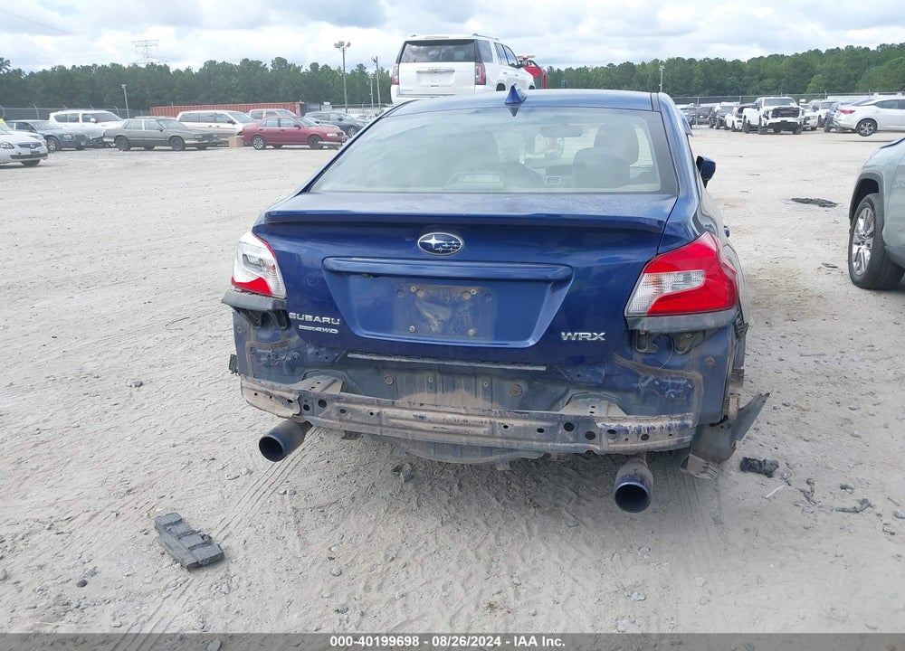 2017 SUBARU WRX VIN: JF1VA1B69H9814493