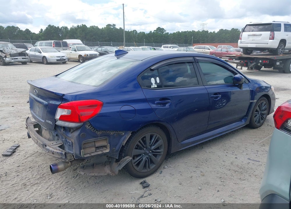 2017 SUBARU WRX VIN: JF1VA1B69H9814493