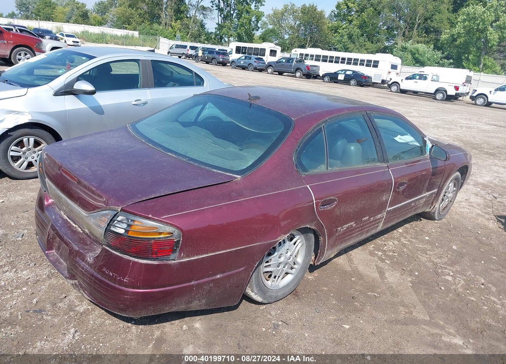 2005 PONTIAC BONNEVILLE VIN: 1G2HX52K75U214160