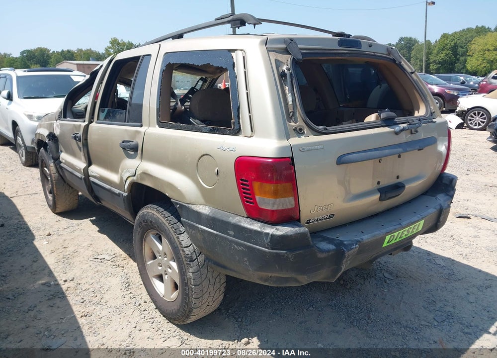 2000 JEEP GRAND CHEROKEE LAREDO VIN: 1J4GW48S8YC232795