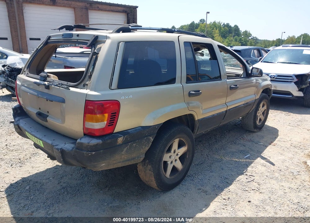 2000 JEEP GRAND CHEROKEE LAREDO VIN: 1J4GW48S8YC232795