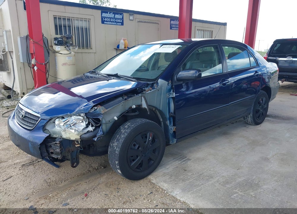 2006 TOYOTA COROLLA LE VIN: 2T1BR32E56C609480