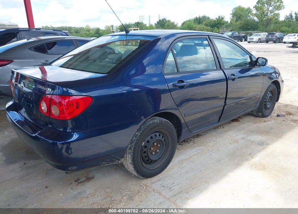 2006 TOYOTA COROLLA LE VIN: 2T1BR32E56C609480