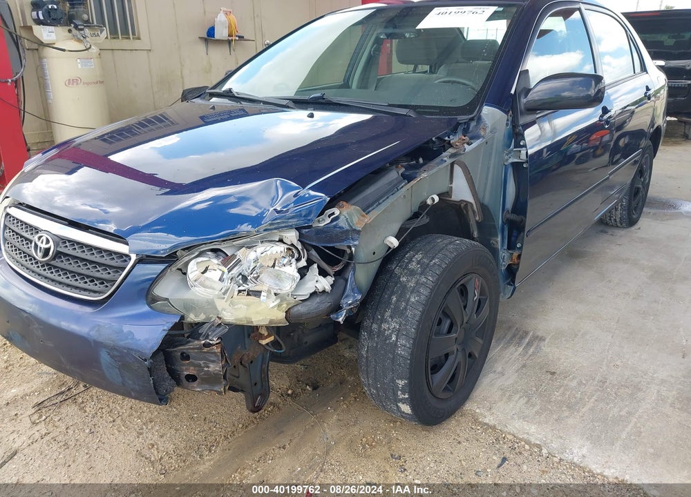 2006 TOYOTA COROLLA LE VIN: 2T1BR32E56C609480