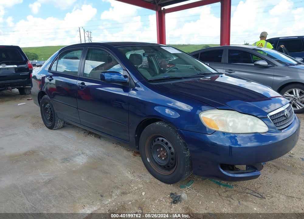 2006 TOYOTA COROLLA LE VIN: 2T1BR32E56C609480