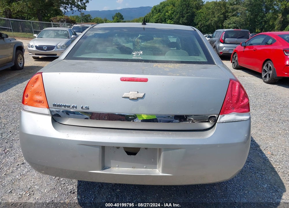2008 CHEVROLET IMPALA LS VIN: 2G1WB58N081296826