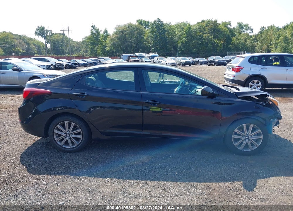 2014 HYUNDAI ELANTRA SE VIN: 5NPDH4AE1EH483021