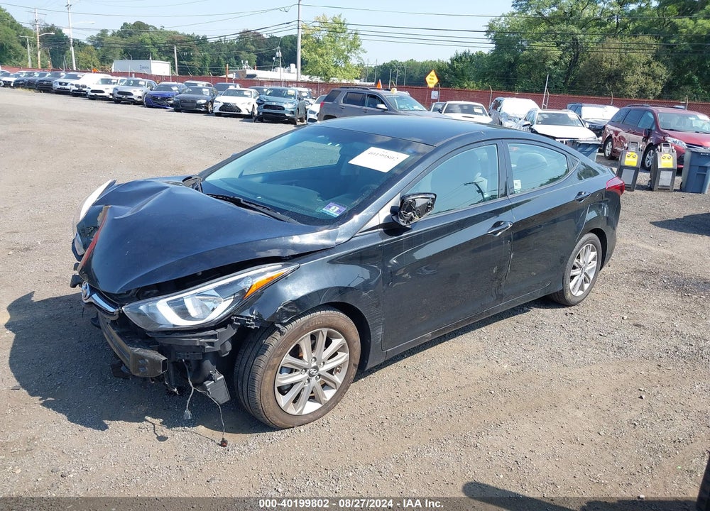 2014 HYUNDAI ELANTRA SE VIN: 5NPDH4AE1EH483021