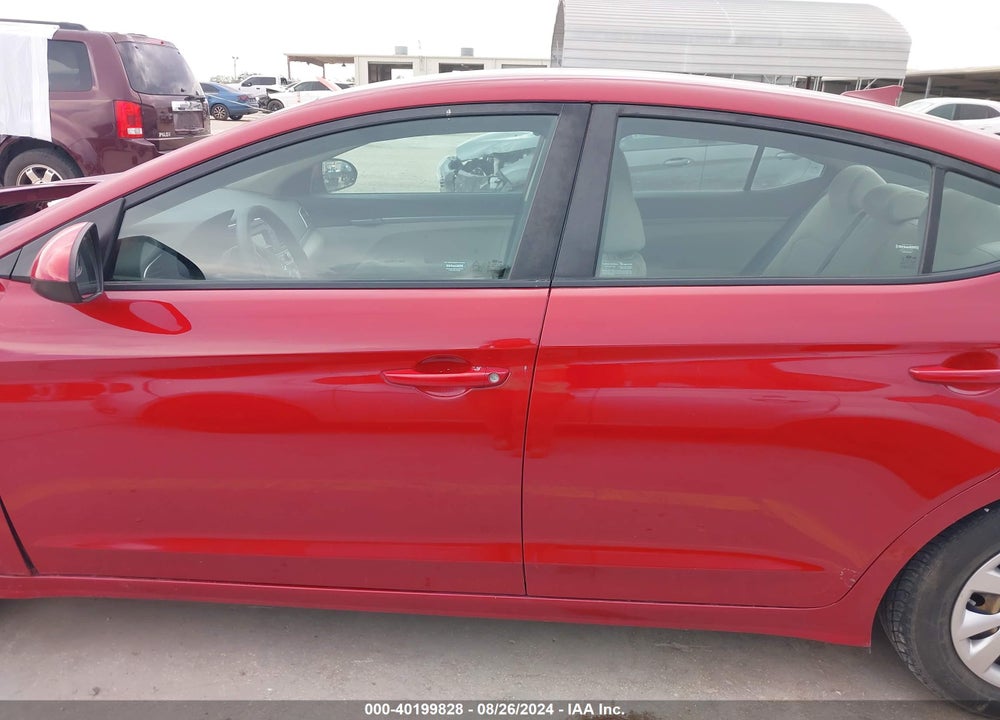 2017 HYUNDAI ELANTRA SE VIN: KMHD74LF5HU319849