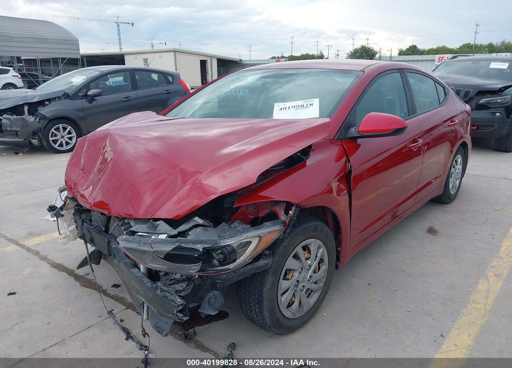 2017 HYUNDAI ELANTRA SE VIN: KMHD74LF5HU319849