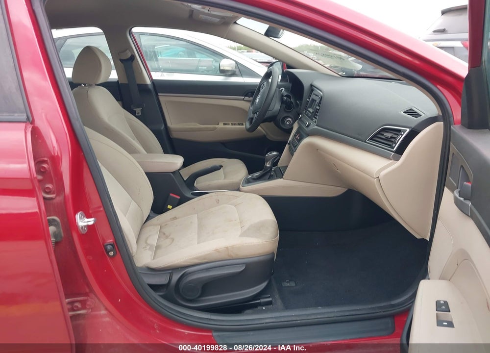 2017 HYUNDAI ELANTRA SE VIN: KMHD74LF5HU319849