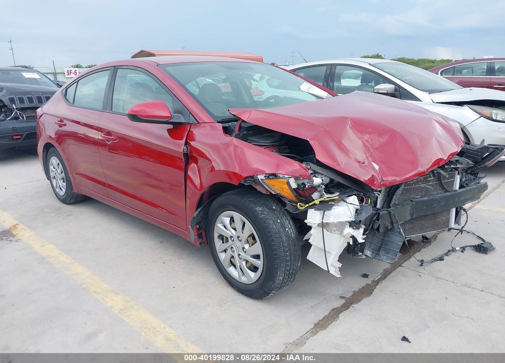 2017 HYUNDAI ELANTRA SE VIN: KMHD74LF5HU319849