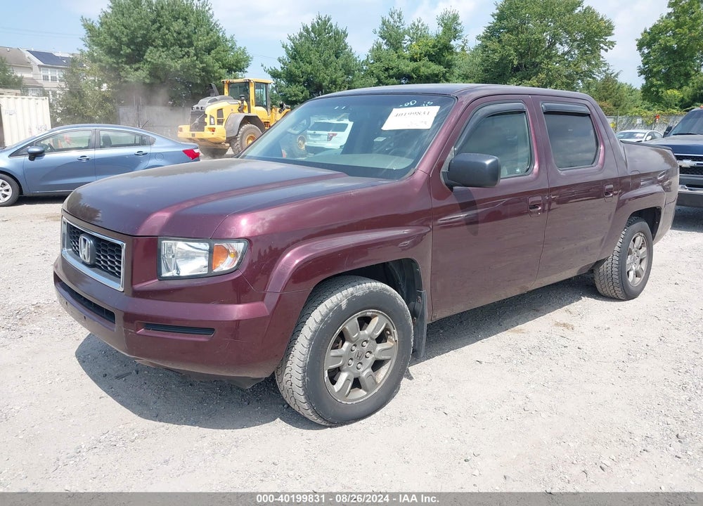 2007 HONDA RIDGELINE RTX VIN: 2HJYK16387H548544