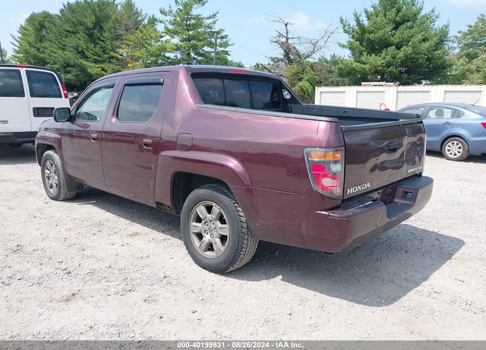 2007 HONDA RIDGELINE RTX VIN: 2HJYK16387H548544