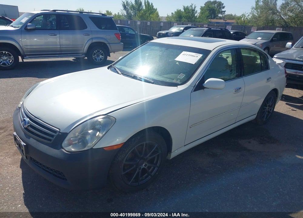 2005 INFINITI G35X VIN: JNKCV51F75M310837