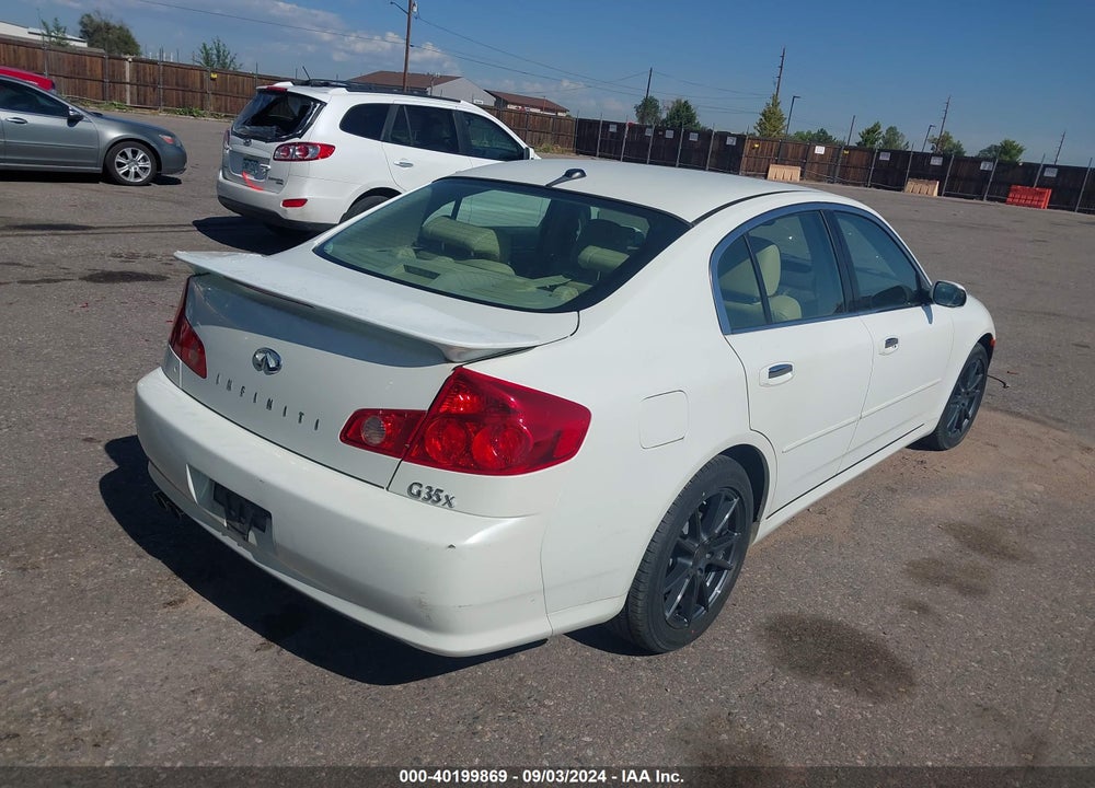 2005 INFINITI G35X VIN: JNKCV51F75M310837