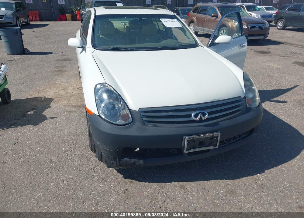2005 INFINITI G35X VIN: JNKCV51F75M310837