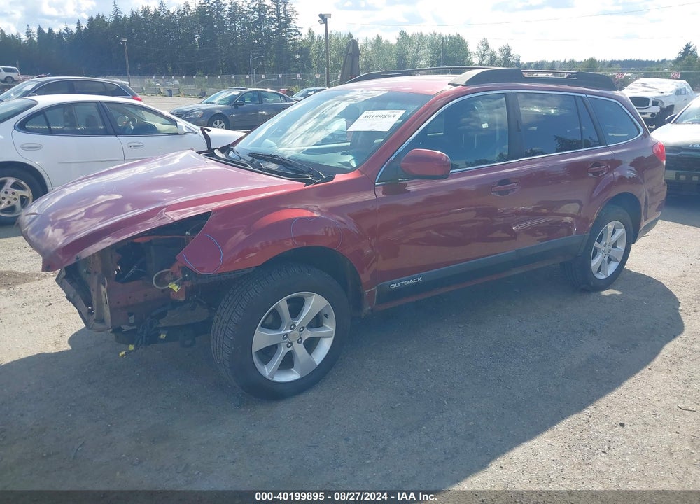 2014 SUBARU OUTBACK 2.5I PREMIUM VIN: 4S4BRBCC3E3264525