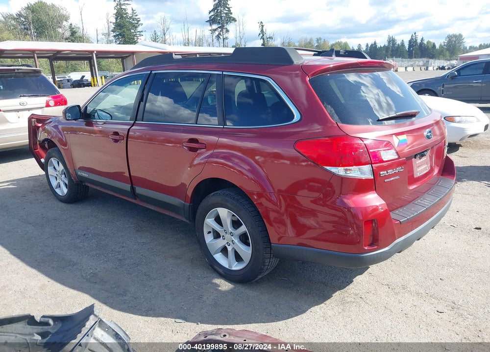 2014 SUBARU OUTBACK 2.5I PREMIUM VIN: 4S4BRBCC3E3264525