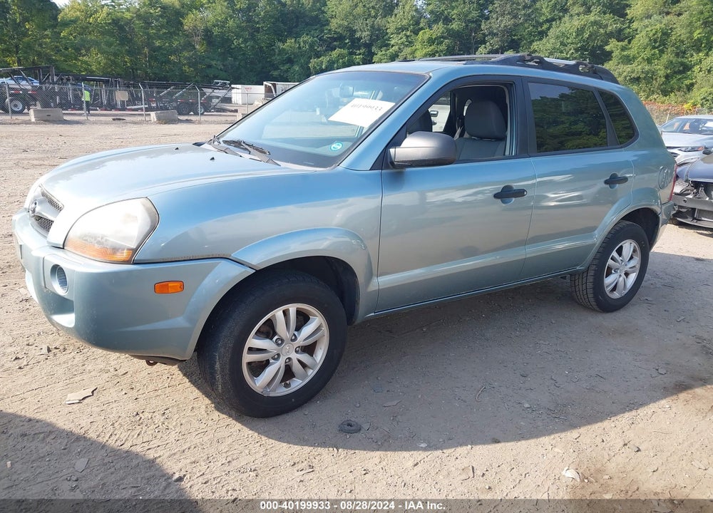 2009 HYUNDAI TUCSON GLS VIN: KM8JM12B09U971272