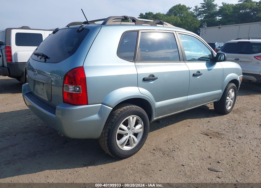 2009 HYUNDAI TUCSON GLS VIN: KM8JM12B09U971272