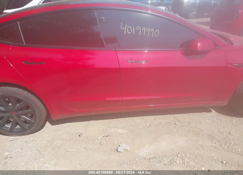 2022 TESLA MODEL 3 REAR-WHEEL DRIVE VIN: 5YJ3E1EA4NF185264
