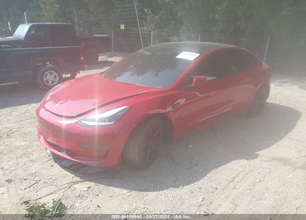 2022 TESLA MODEL 3 REAR-WHEEL DRIVE VIN: 5YJ3E1EA4NF185264