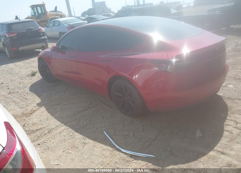 2022 TESLA MODEL 3 REAR-WHEEL DRIVE VIN: 5YJ3E1EA4NF185264