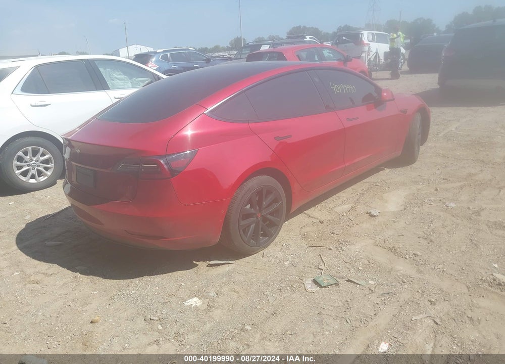 2022 TESLA MODEL 3 REAR-WHEEL DRIVE VIN: 5YJ3E1EA4NF185264