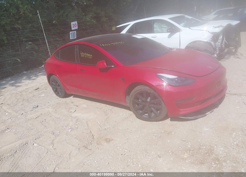 2022 TESLA MODEL 3 REAR-WHEEL DRIVE VIN: 5YJ3E1EA4NF185264