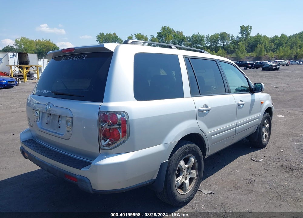 2008 HONDA PILOT SE VIN: 5FNYF28388B016729
