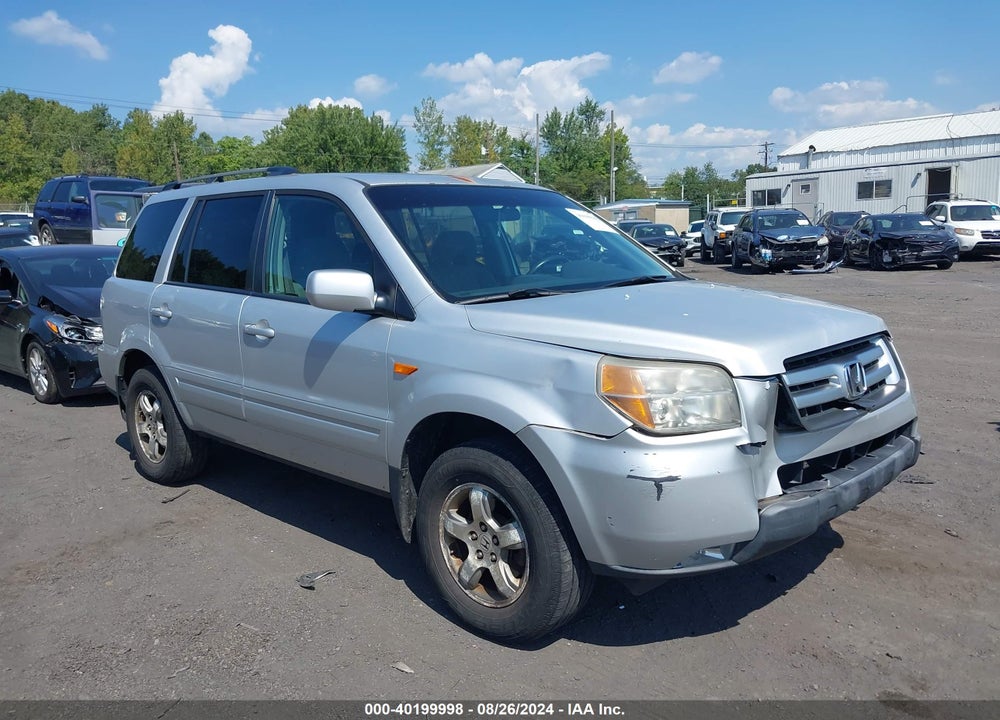 2008 HONDA PILOT SE VIN: 5FNYF28388B016729