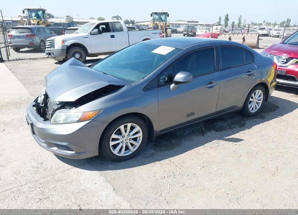 2012 HONDA CIVIC EX VIN: 19XFB2F82CE308912