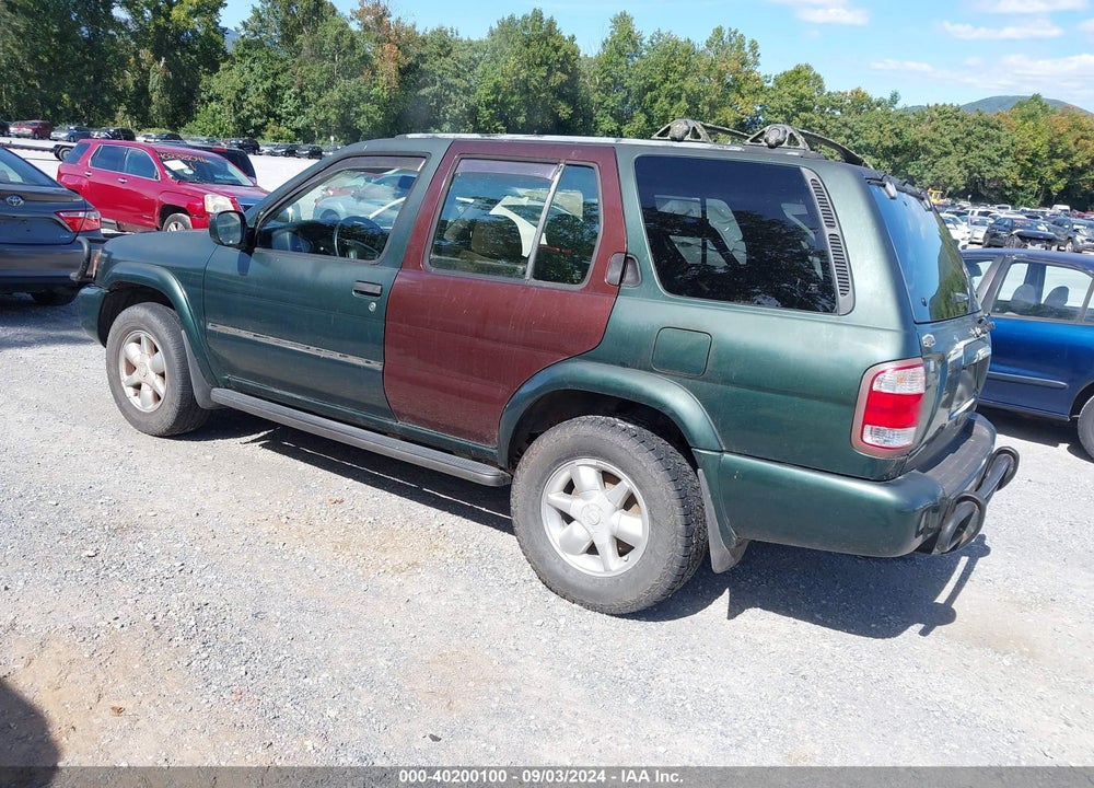 2001 NISSAN PATHFINDER VIN: JN8DR07Y11W511237