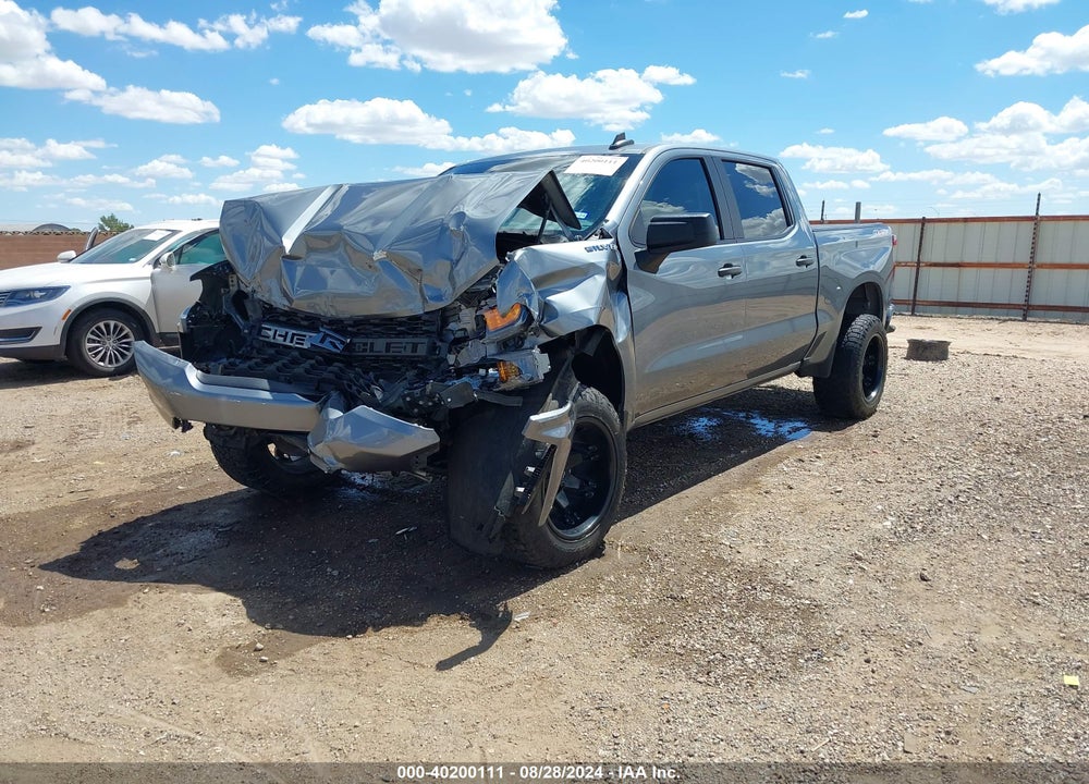 2020 CHEVROLET SILVERADO 1500 4WD SHORT BED CUSTOM VIN: 3GCPYBEHXLG118395