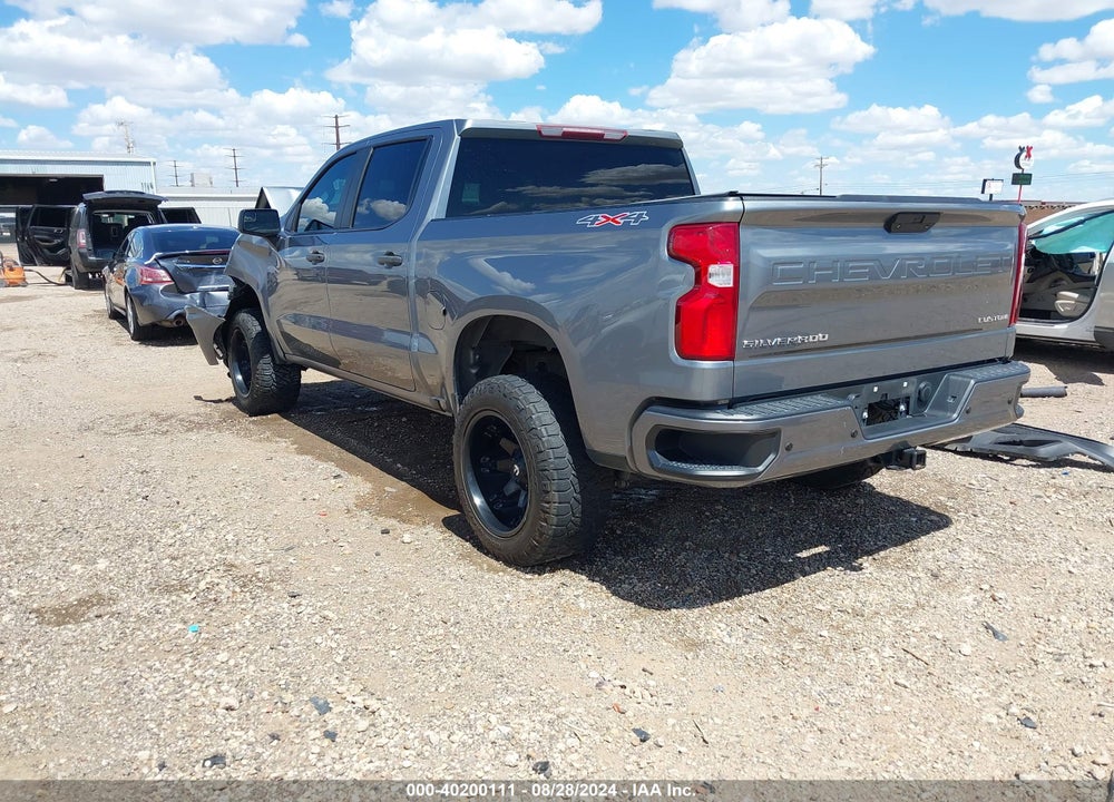 2020 CHEVROLET SILVERADO 1500 4WD SHORT BED CUSTOM VIN: 3GCPYBEHXLG118395