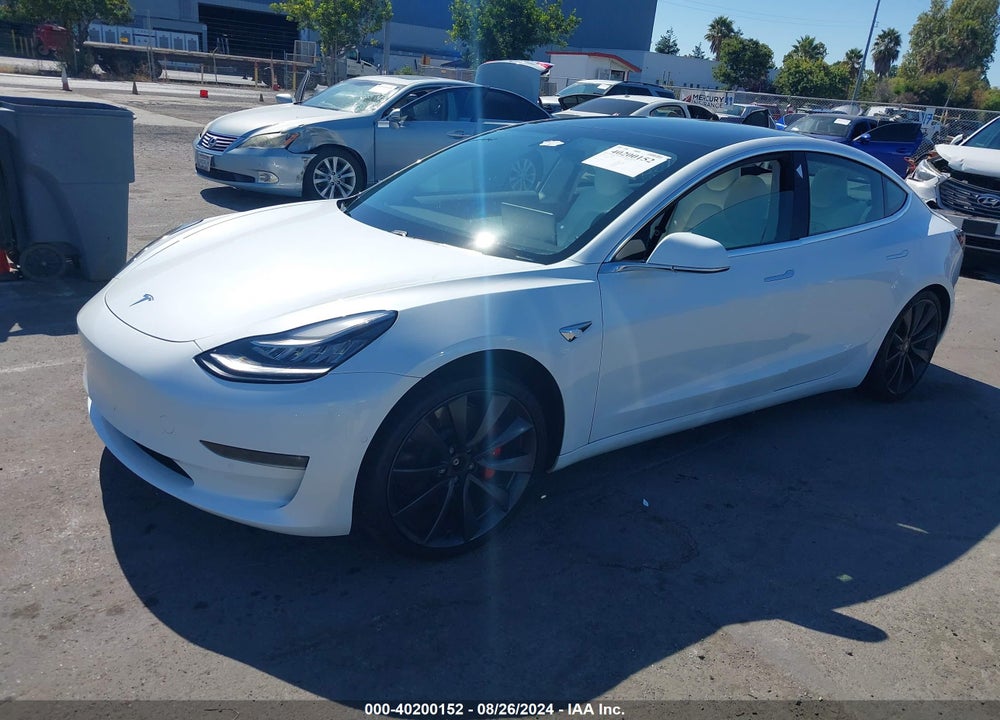 2020 TESLA MODEL 3 PERFORMANCE DUAL MOTOR ALL-WHEEL DRIVE VIN: 5YJ3E1EC0LF796519