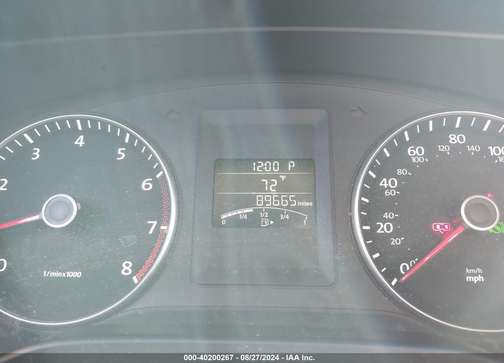2013 VOLKSWAGEN JETTA 2.5L SE VIN: 3VWDP7AJ8DM440884