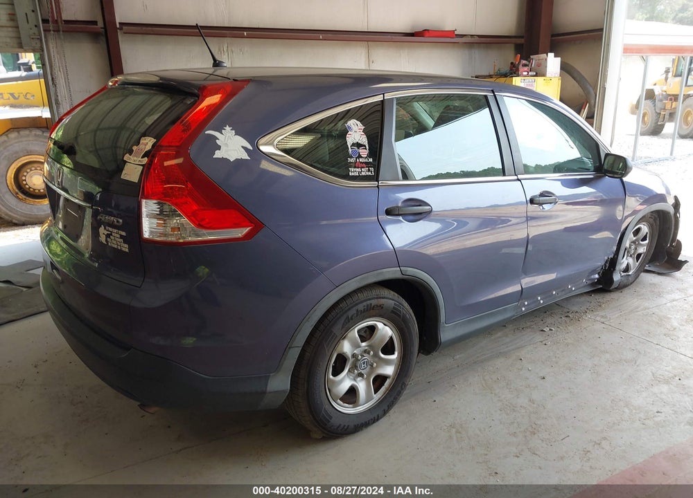 2012 HONDA CR-V LX VIN: 5J6RM4H38CL019930