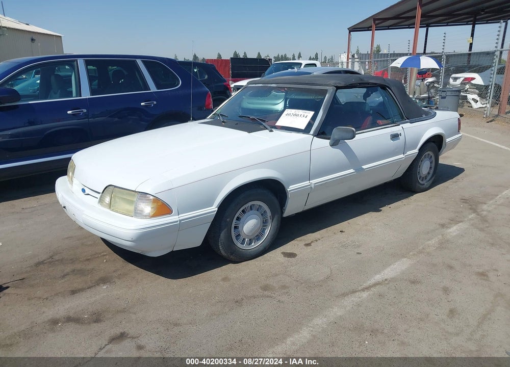 1992 FORD MUSTANG LX VIN: 1FACP44M1NF123412