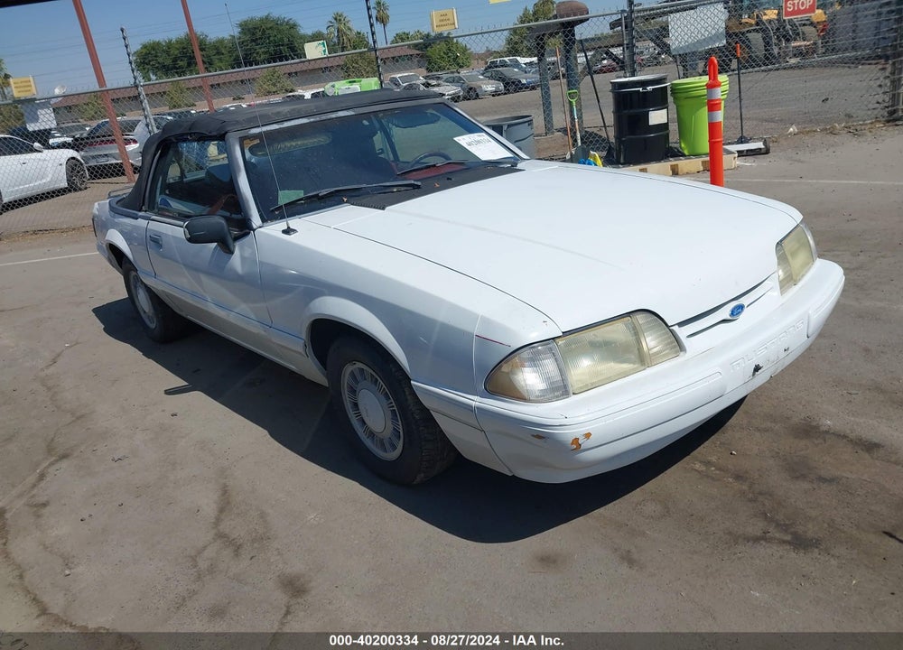 1992 FORD MUSTANG LX VIN: 1FACP44M1NF123412