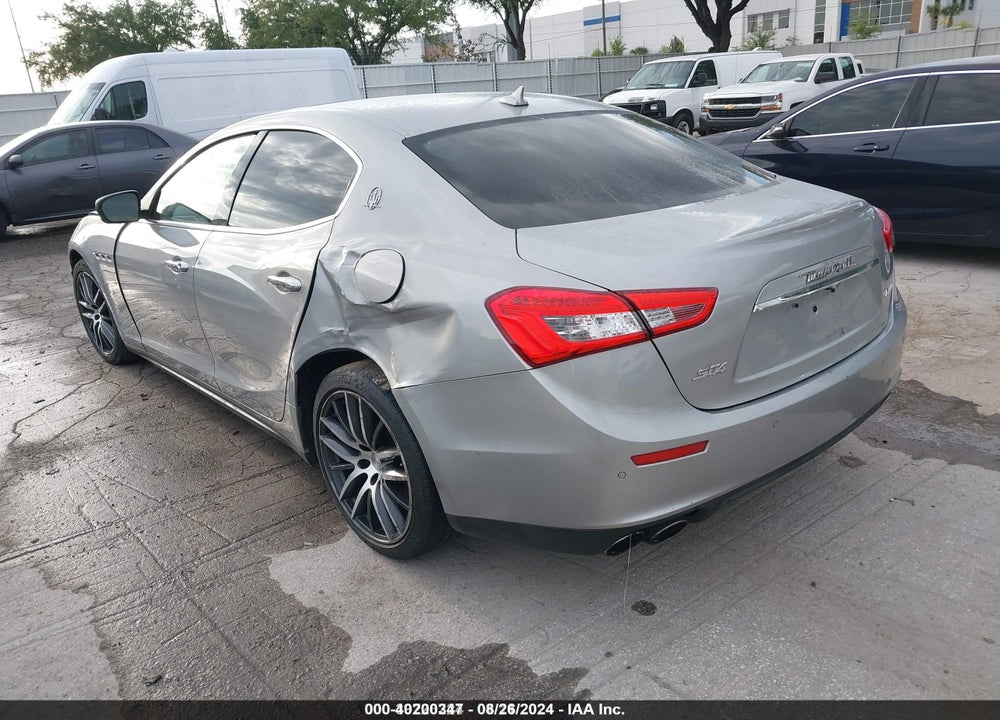 2017 MASERATI GHIBLI S Q4 VIN: ZAM57RTL9H1219035