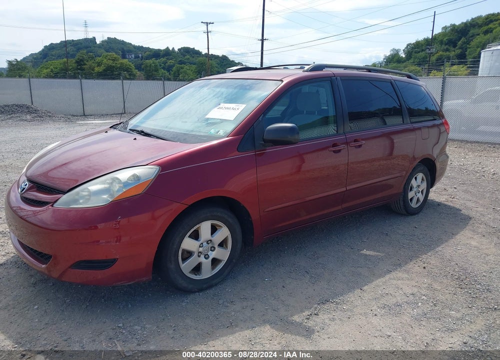 2008 TOYOTA SIENNA LE VIN: 5TDZK23C88S112010
